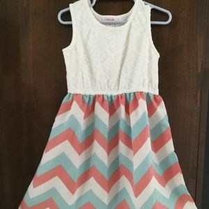 Girl Chiffon High-low Dress